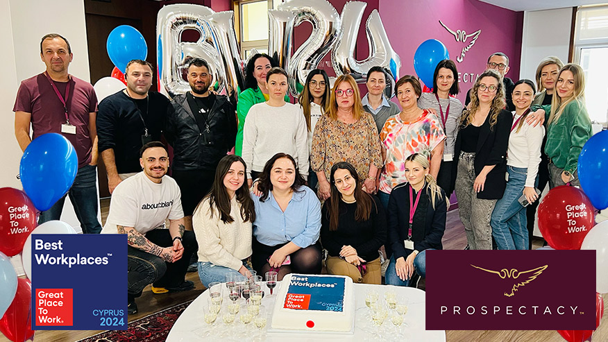 Prospectacy Proudly Ranked 2nd in Cyprus Best Workplaces™ 2024